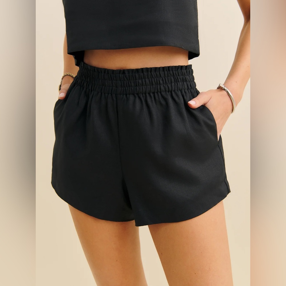 Reformation Mila Linen Short - Small